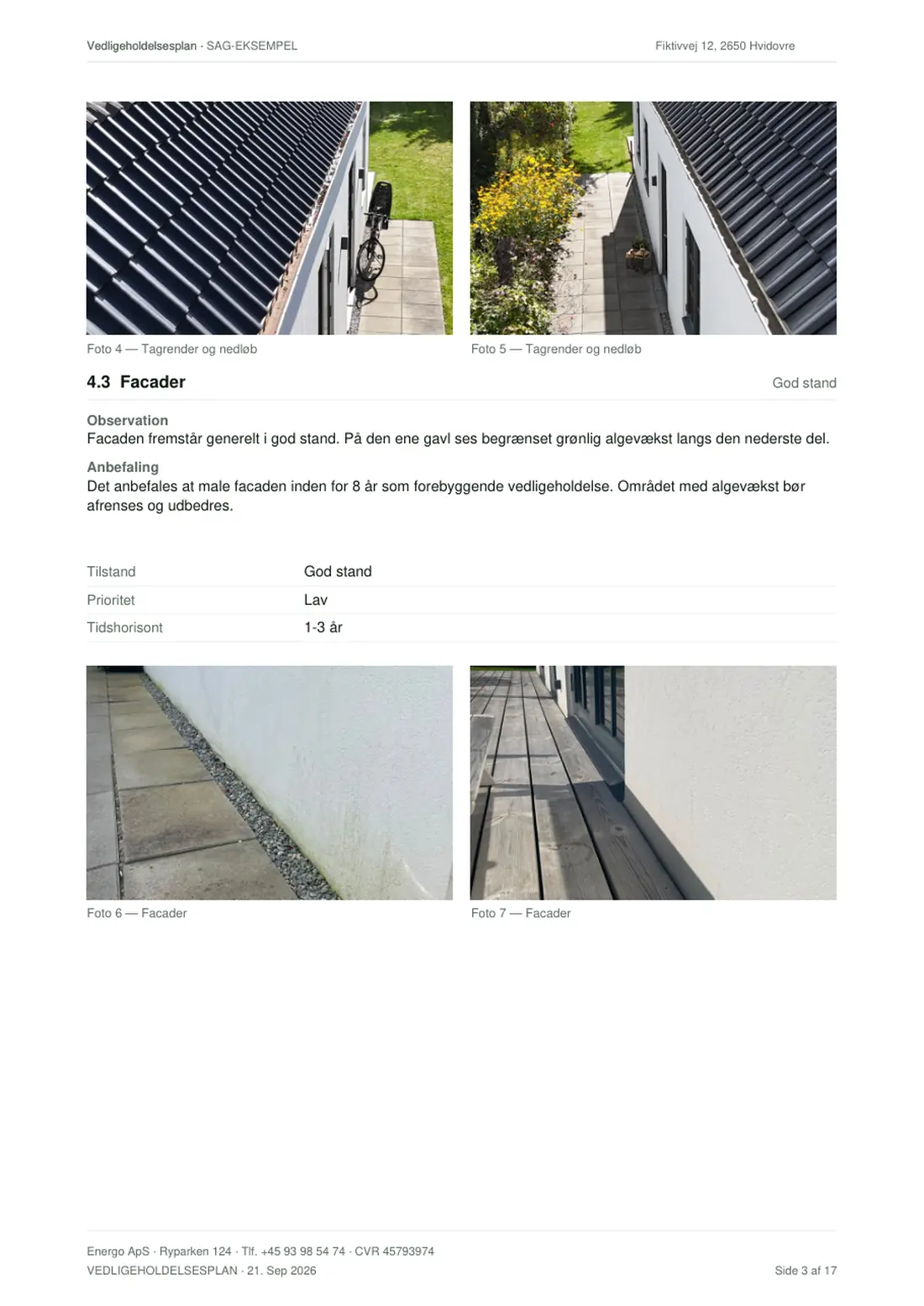 Eksempel på vedligeholdelsesplan, side 4 af 18