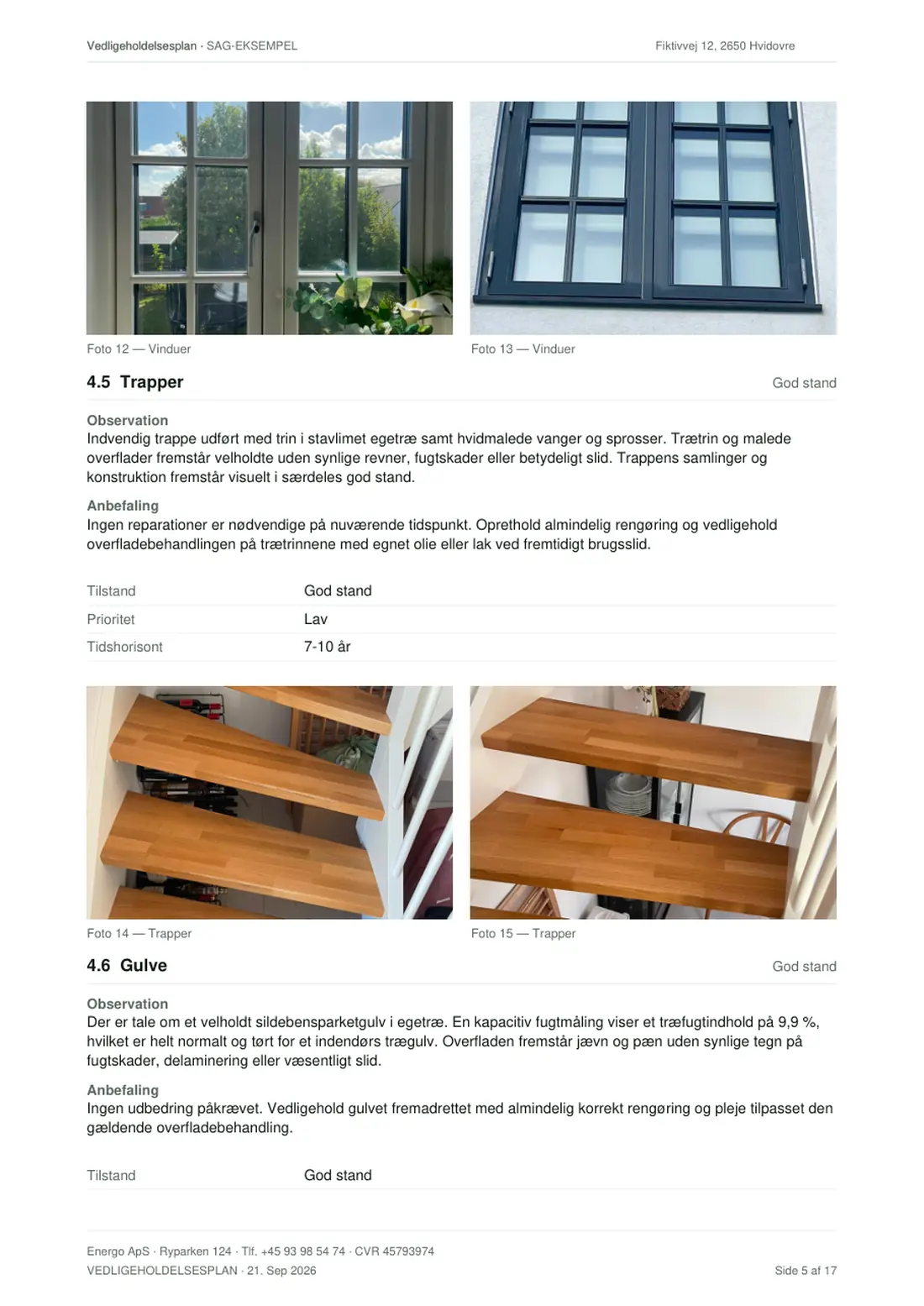 Eksempel på vedligeholdelsesplan, side 6 af 18