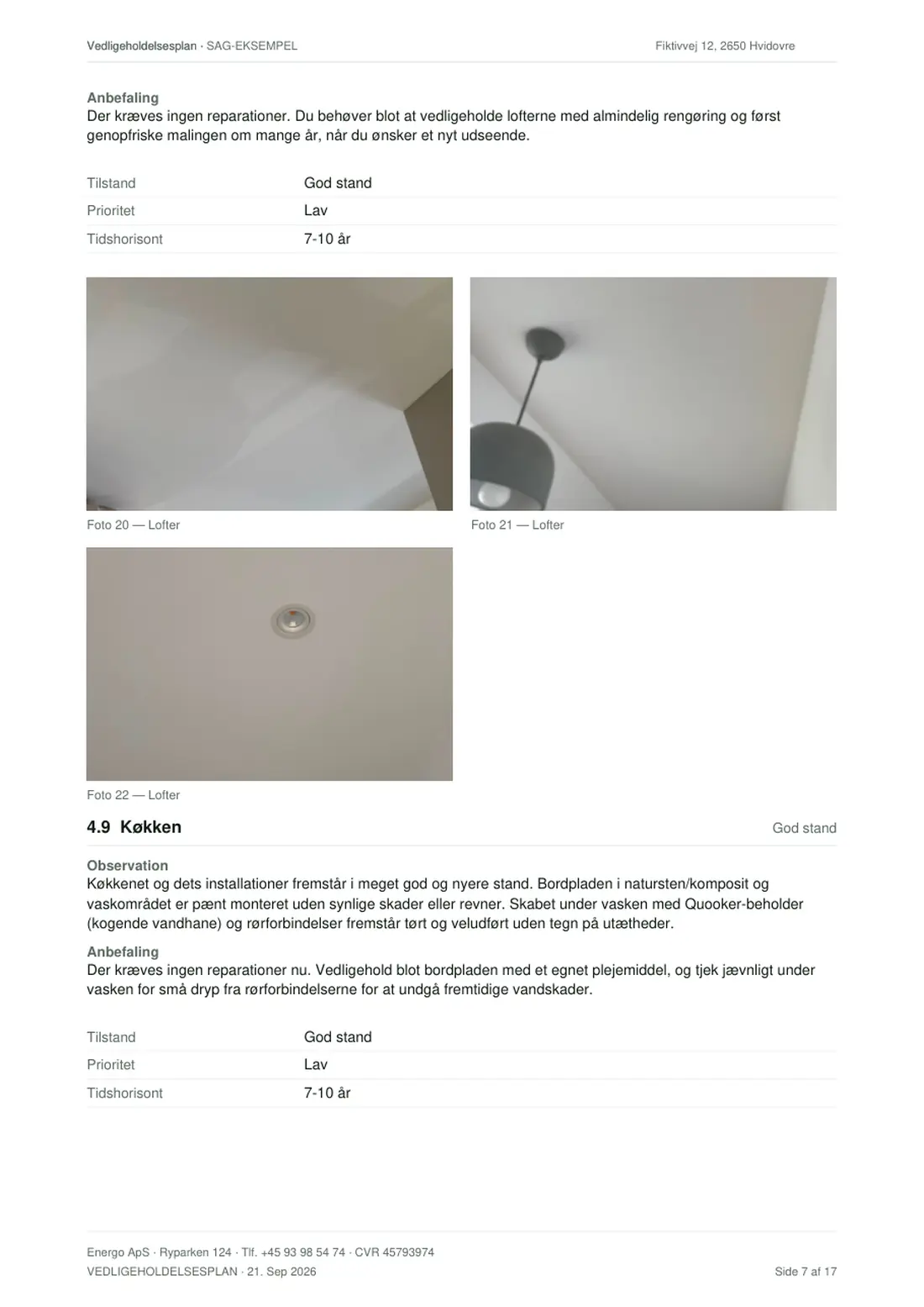 Eksempel på vedligeholdelsesplan, side 8 af 18